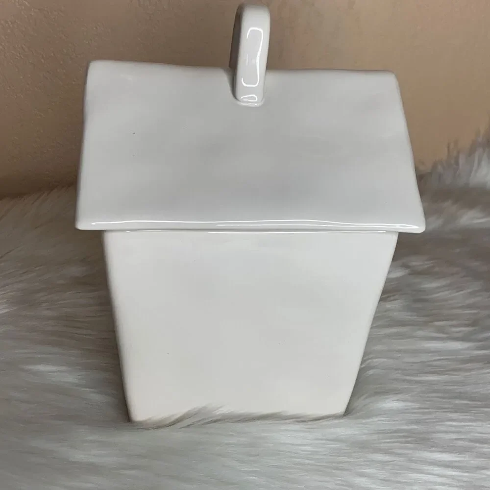 Rae Dunn BLESSED House Cookie Jar Canister